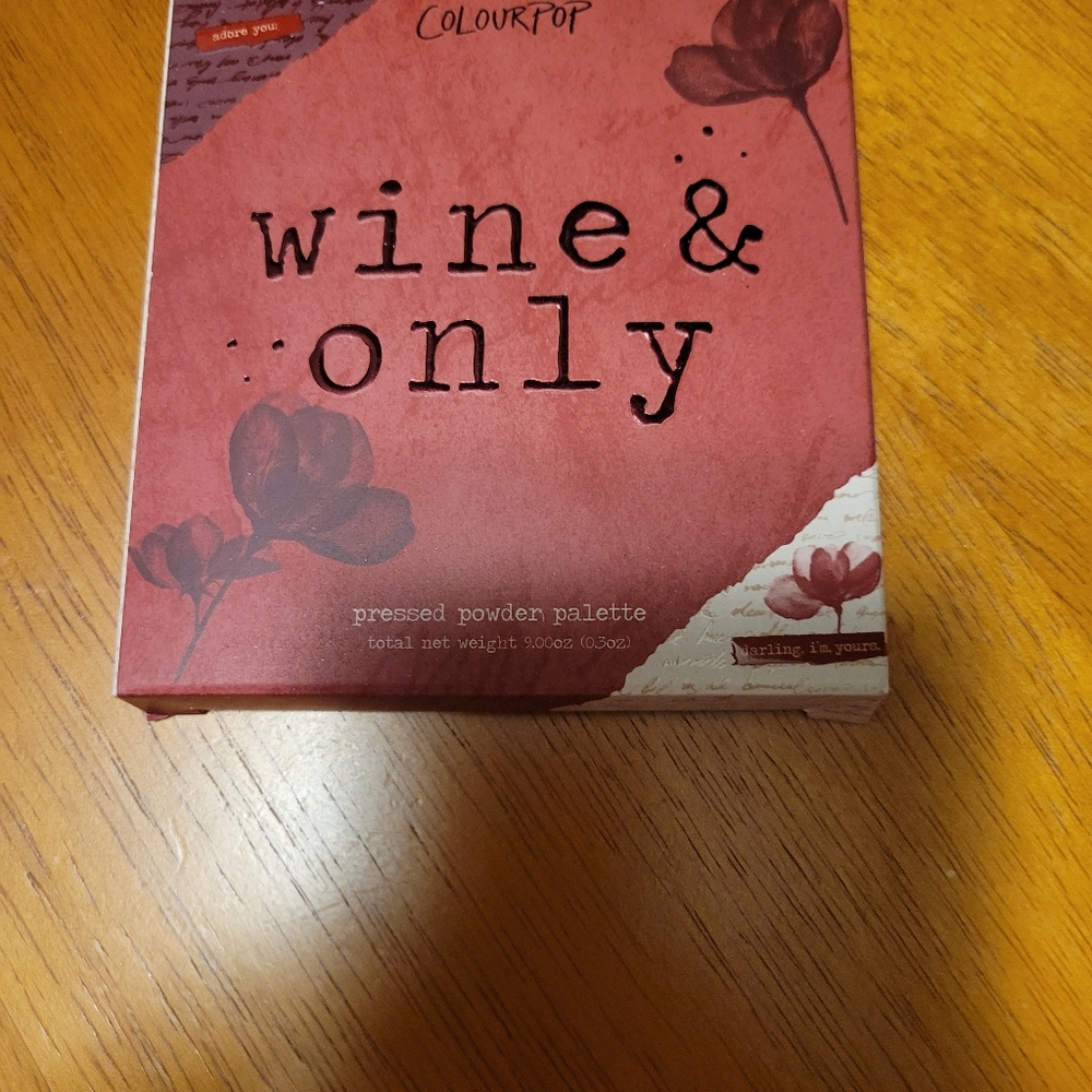 NEW LOWER PRICE! ColourPop Wine and Only Eyeshadow Palette